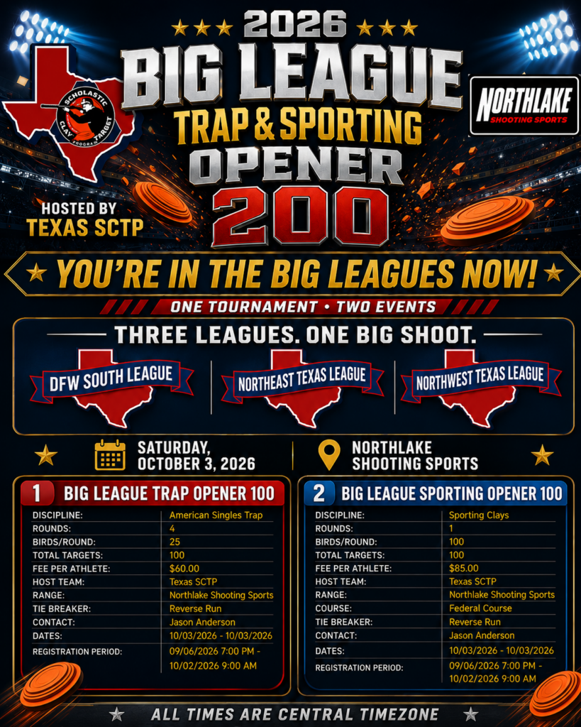 SCTP Big League Opener 100 Trap / 100 Sporting